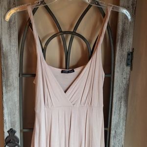 Dress with twisted straps